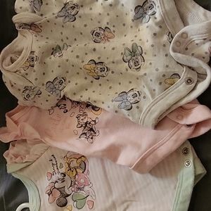 3PC Minnie Mouse girl bodysuit